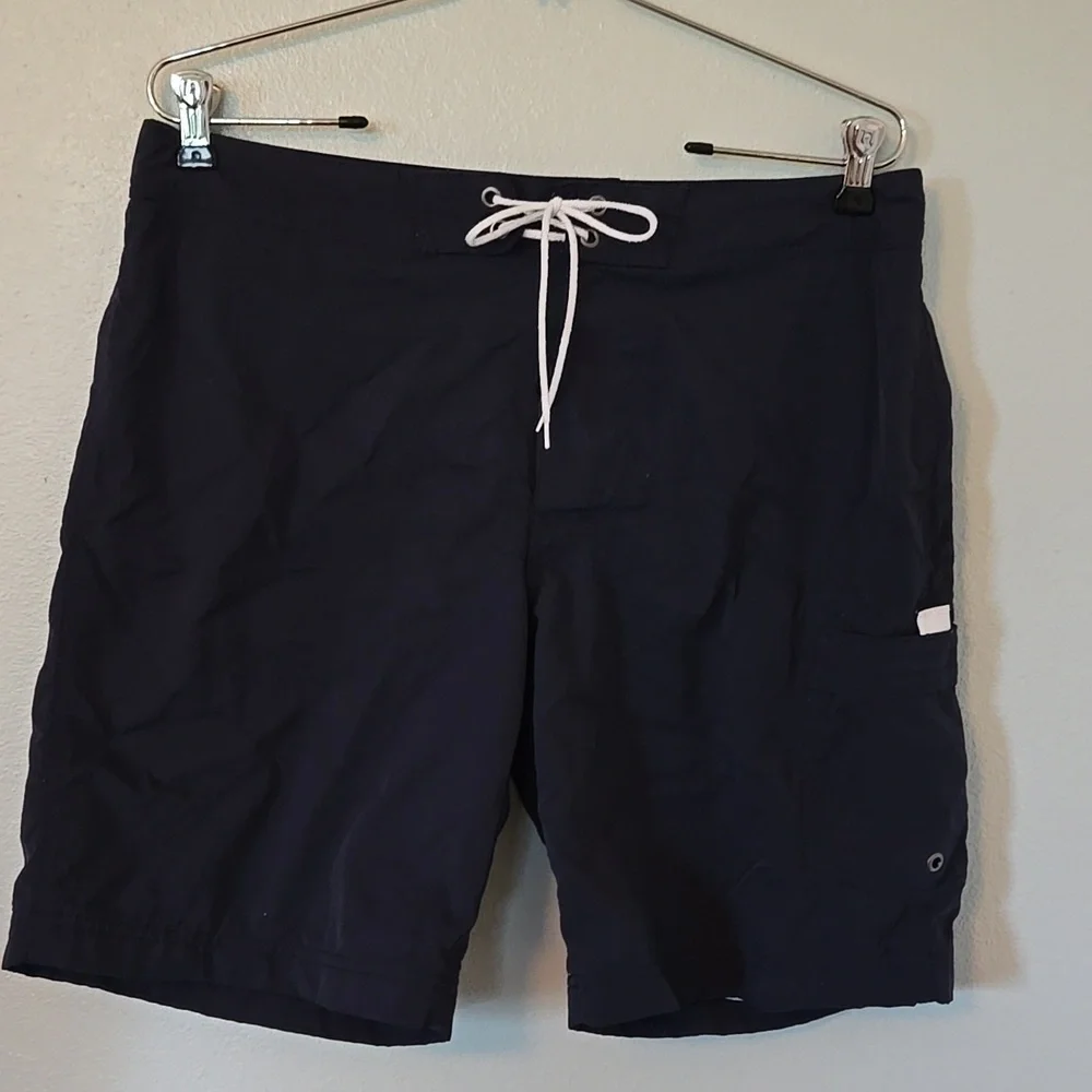J. Crew Navy Swim Trunks Size 32